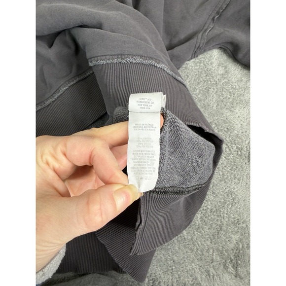 Aerie Oversized Sweatshirt Women's Size Large Gray - Picture 5 of 9
